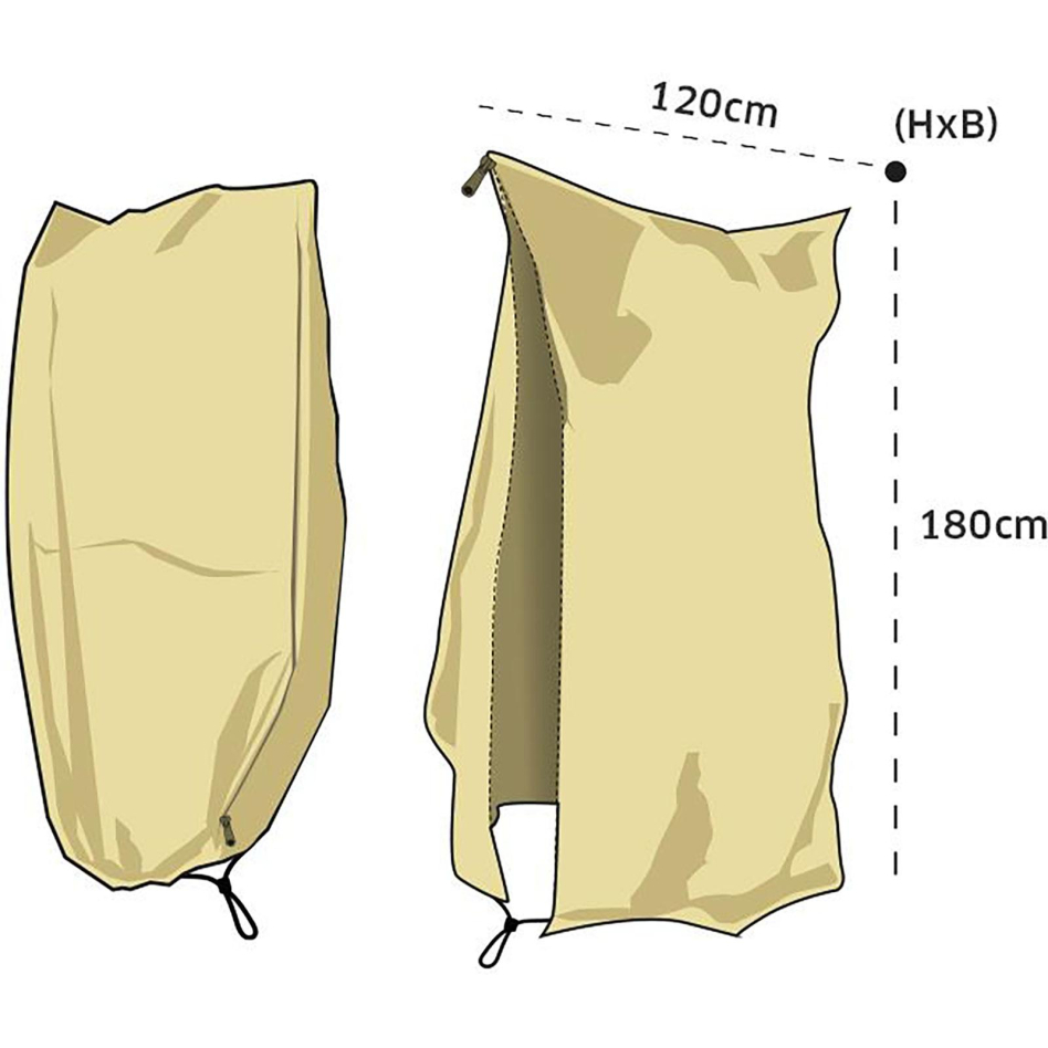 Couverture de protection hivernale NOOR avec fermeture éclair, XL - 180x120 cm