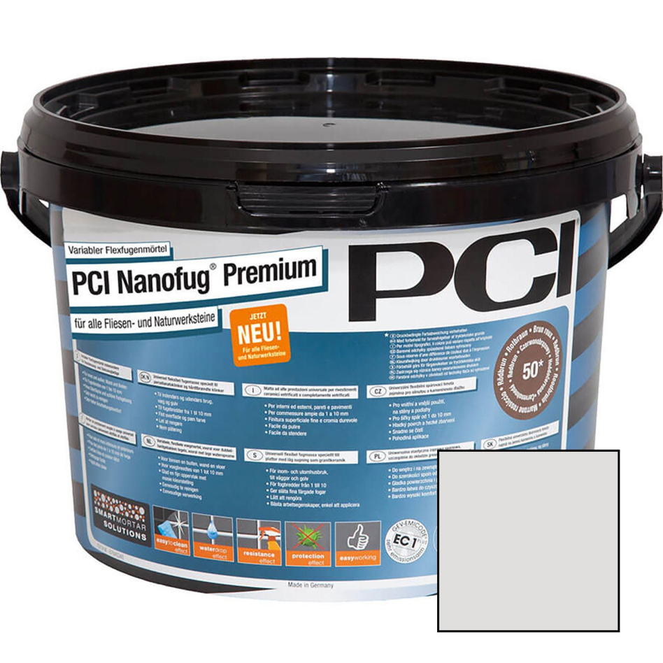 PCI Nanofug Premium Variabler Flexfugenmörtel, 5 kg, Manhattan (Nr.18)