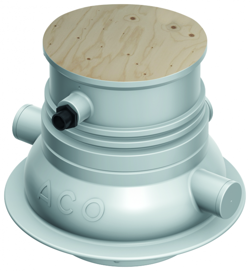 ACO Muli UF Sammelbehälter mit Deckel, 770-840 mm