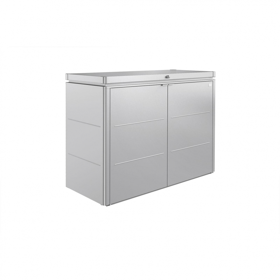 Biohort Gartenschrank HighBoard silber-metallic, 160 (160x118x70 cm)