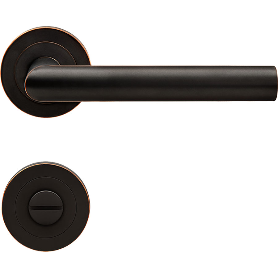Karcher Türgriff-Garnitur Rhodos ER28 Antik Bronzeoptik Türklinke, Bad / WC