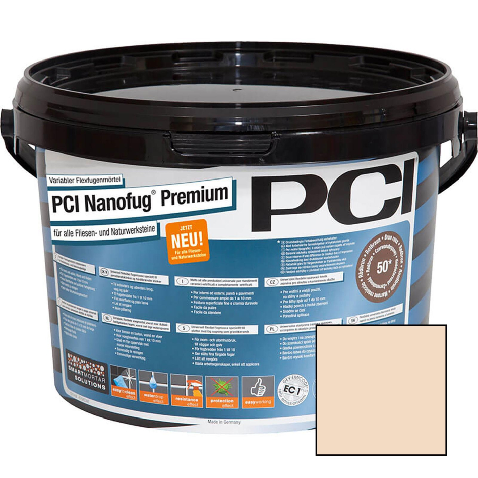 PCI Nanofug Premium Variabler Flexfugenmörtel, 5 kg, Jurabeige (Nr.27)
