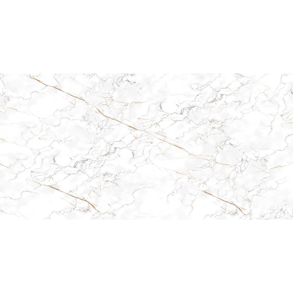 Wellker Fliesen Matamoros White glasiert glänzend rektifiziert Stärke 10 mm, 60x120 cm, 1 Pack