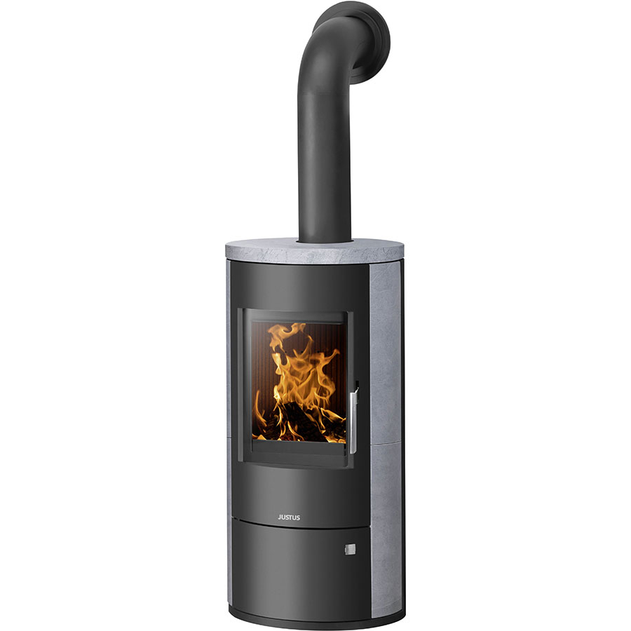 Justus Kaminofen Austin 5 mit luftdurchströmtem Griff, Speckstein