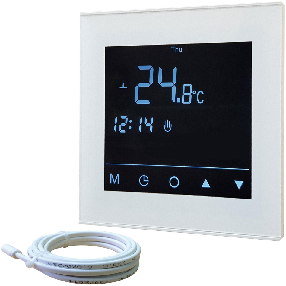 Wellker E-Heat Thermostat inkl. Sensorleitung, Comfort