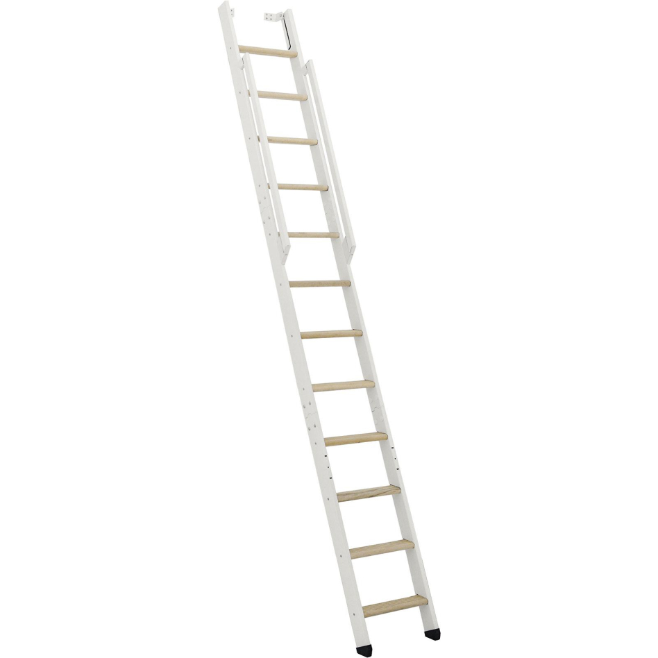 Minka Wangentreppe Strong weiß Raumspartreppe, 12 Stufen, Fichte