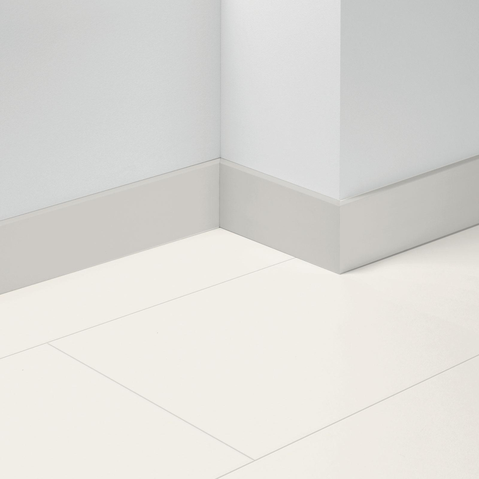 Parador plinthe sol stratifié blanc avec couche de fond D004, Parador SL 21 (25x100mm)