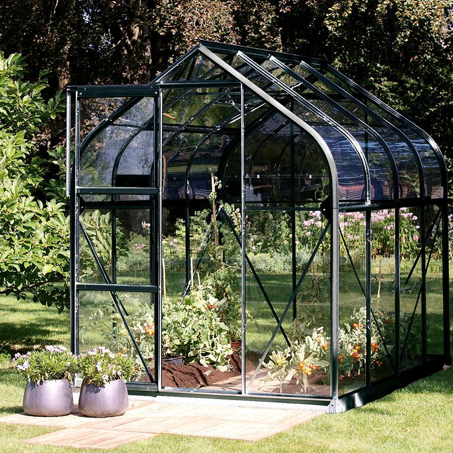 Vitavia Gewächshaus Orion Tomatenhaus Schwarz, 257x202x231 cm (LxBxH)