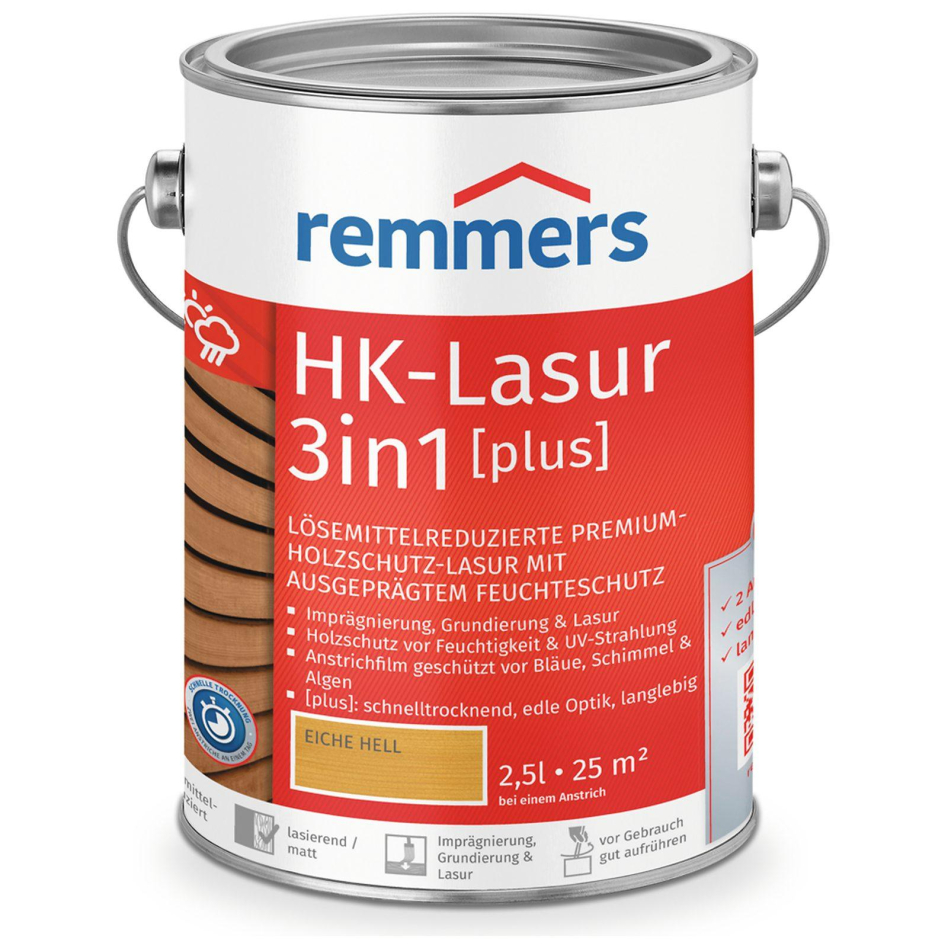 Remmers HK-Lasur 3in1 plus eiche hell RC-365, 2,5 l