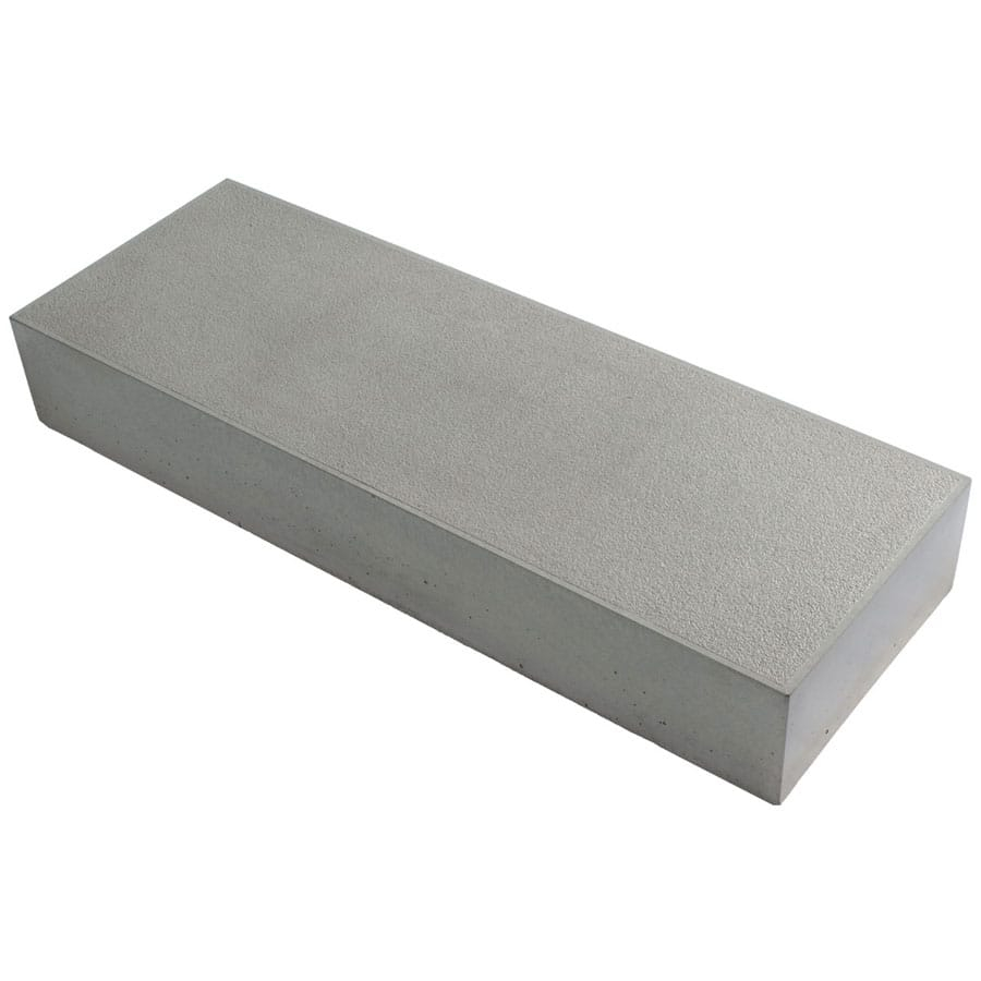 Lithonplus Blockstufe Titania grau-rau, 100 cm