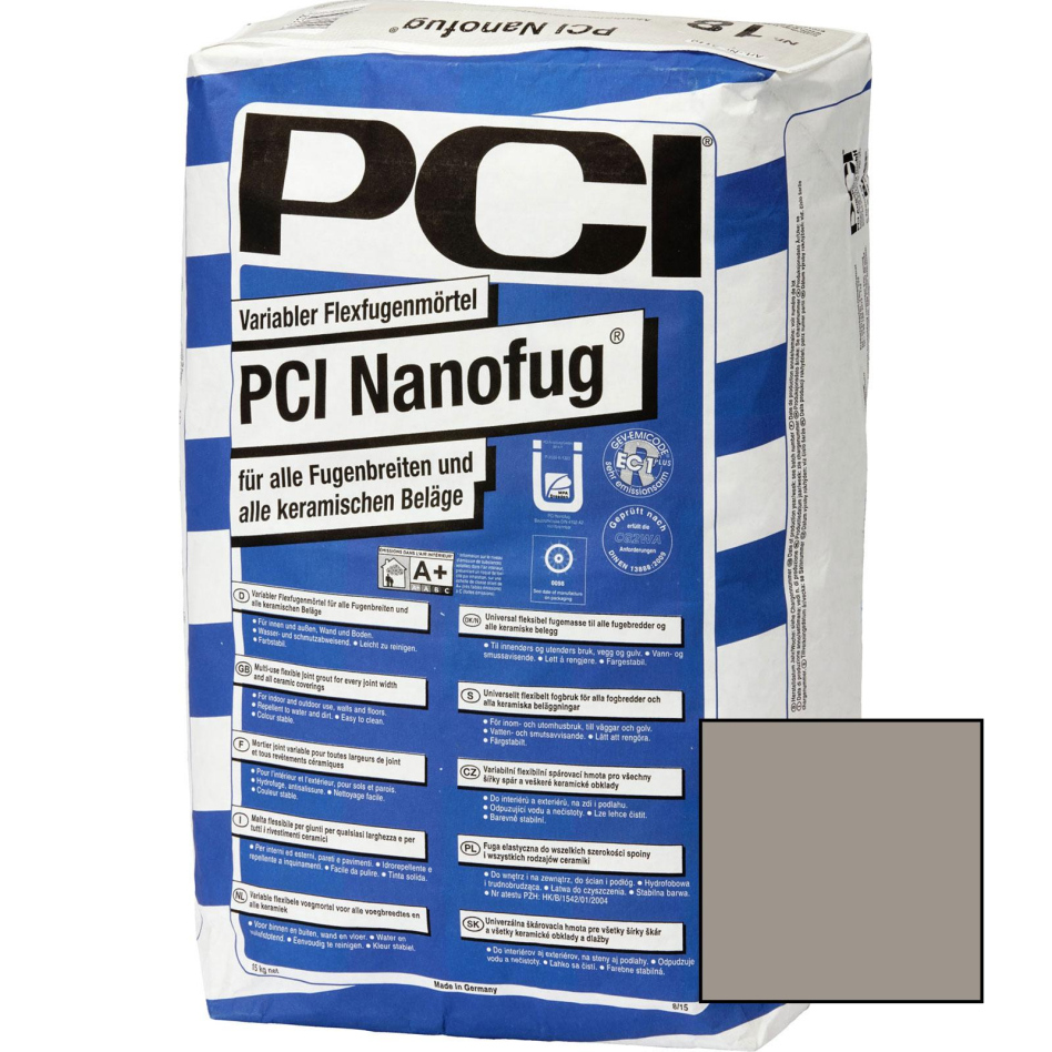 PCI Nanofug Mortier de jointoiement flexible variable, 4 kg, Gris ciment (No. 31)