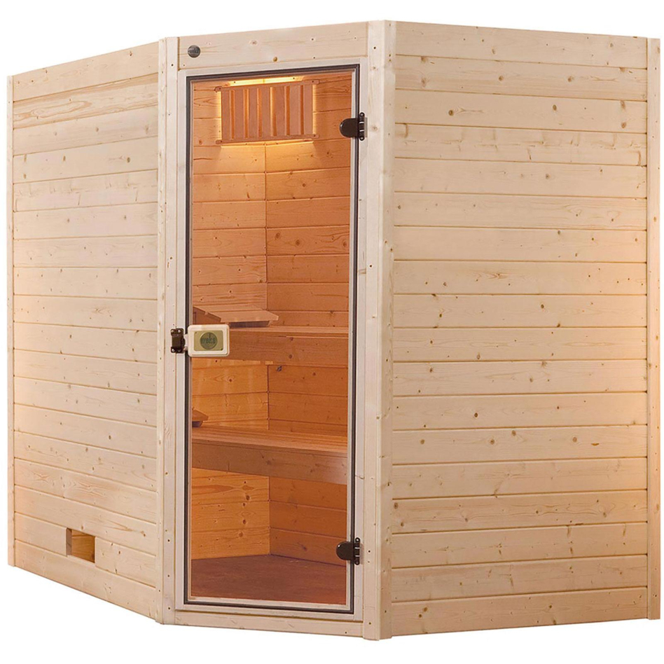 weka Sauna "Valida" Set, 9 kW-Ofen mit integrierter Steuerung