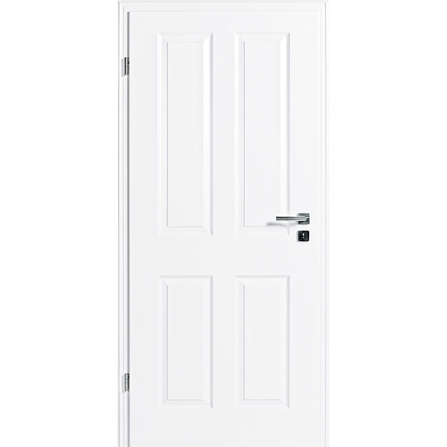 Porte de chambre blanche type 20/04 laquée, Kilsgaard, DIN gauche, 860x1985 mm
