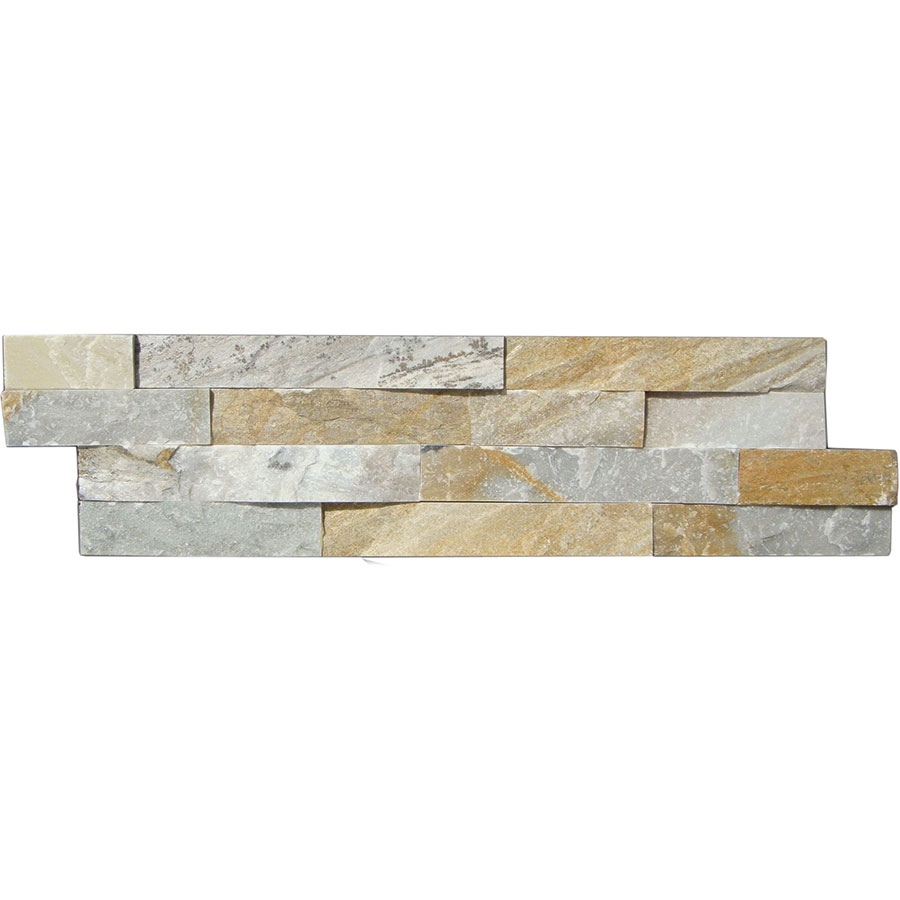Wellker Wandverblender Naturstein Beige 1-Teilig Riemchen, Z 60x15 cm, 1 Pack