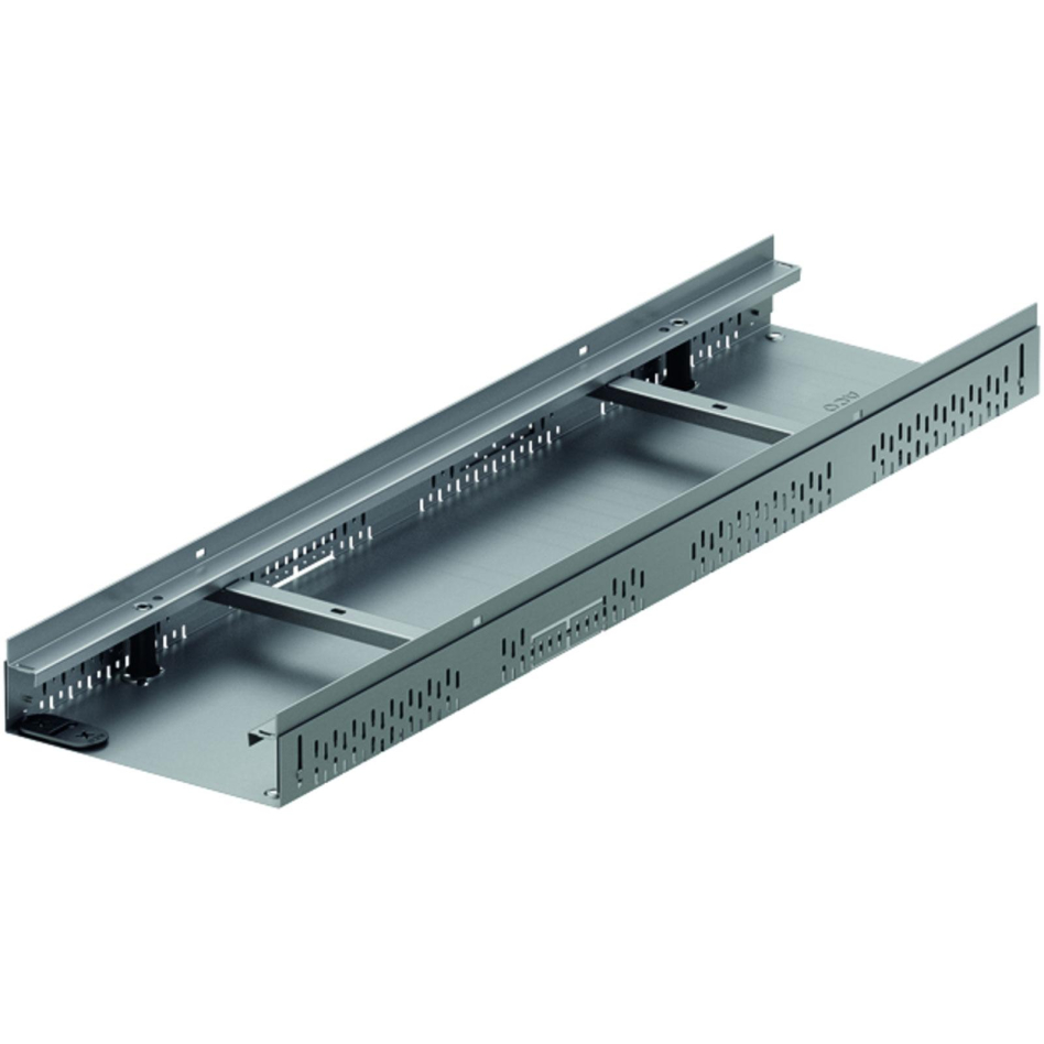 Caniveau de drainage, réglable en hauteur, ACO Profiline 2.0, Acier zingué, 250 mm,500 mm,78-108 mm