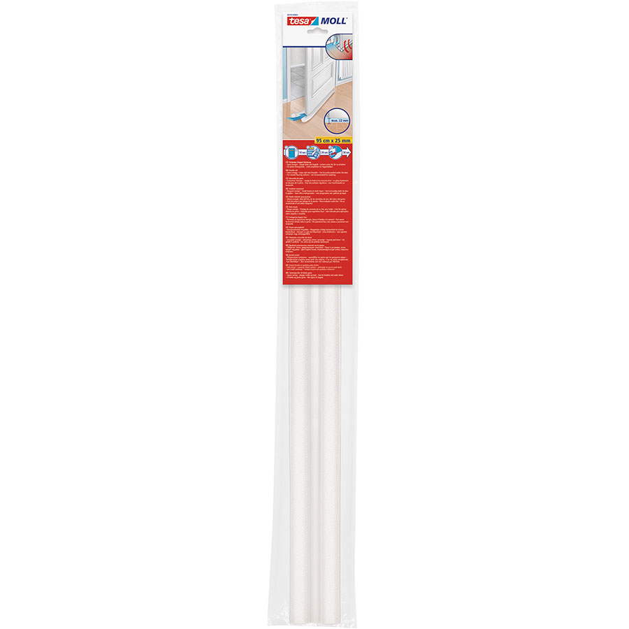 Joint de fond de porte double, tesamoll, Blanc