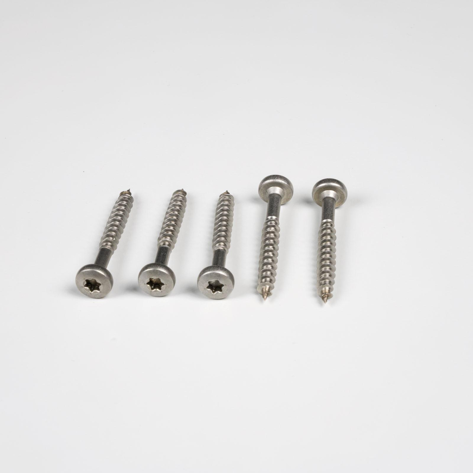 ALWO Kreuzschlitz/Innensechskant Schrauben V2A Edelstahl rostfrei, 4,5x35 mm, 1 Pack