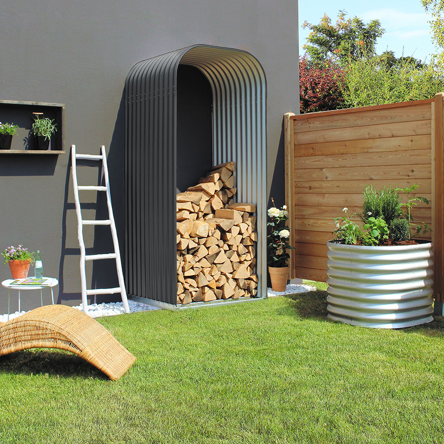 Vitavia Kaminholzregal "Lignum 858, hoch" BxTxH: 99x86x223 cm
