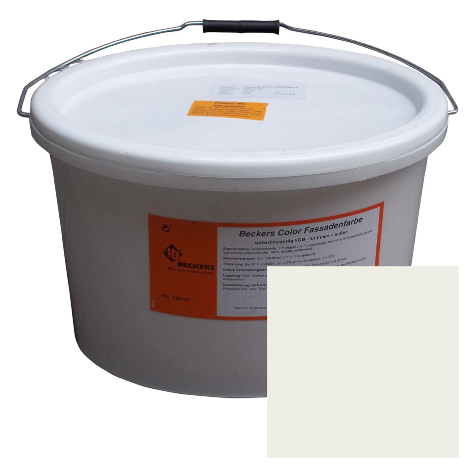 Beckers Betonzaun Acrylfarbe, 12,5 l, Reinweiß