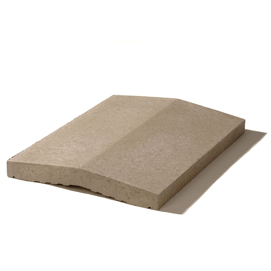 WESERWABEN Mauerabdeckung Satteldach Naturgrau, 60 cm
