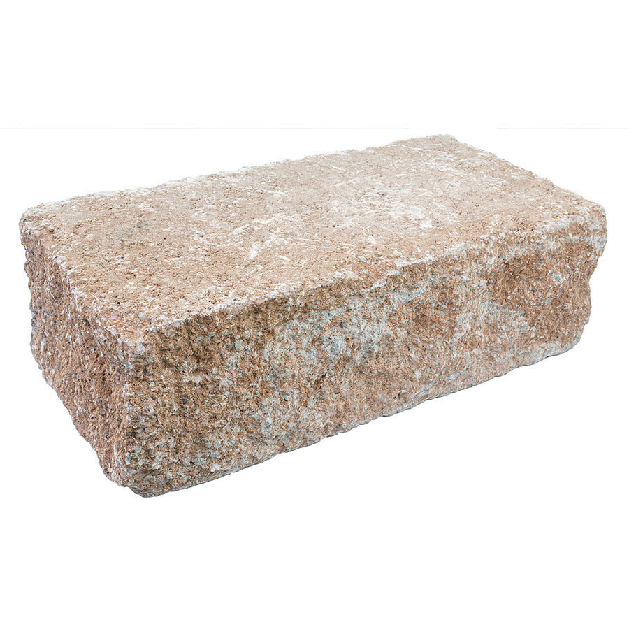 EHL Gartenmauer Mauersystem BossAntik light muschelkalk Mauersteine, Anfangs-/Endstein (50x18 cm)