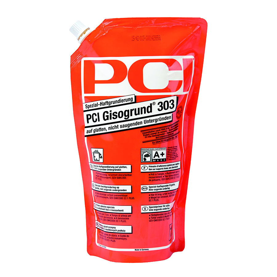 PCI Gisogrund 303 Spezial-Haftgrundierung Hellgelb Haftgrund, 1 l