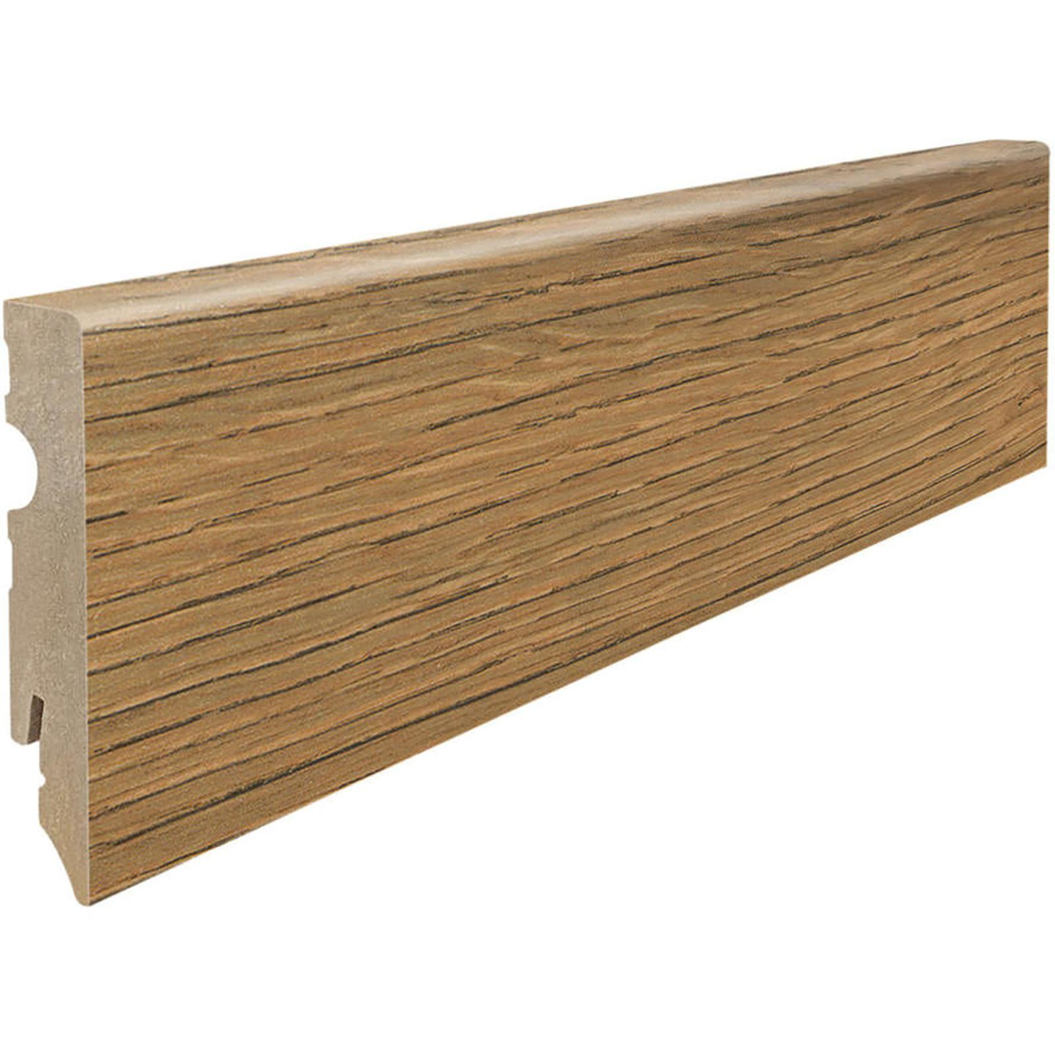 HARO Stecksockelleiste Cube Eiche Bari natur Fußleisten, 2200x15x80 mm