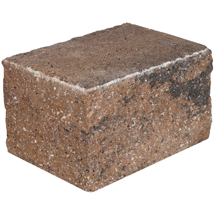 EHL Gartenmauer Mauersystem BossIntak light naturbraun-nuanciert Mauersteine, 1/2 Anfangs-/Endstein (25x18 cm)