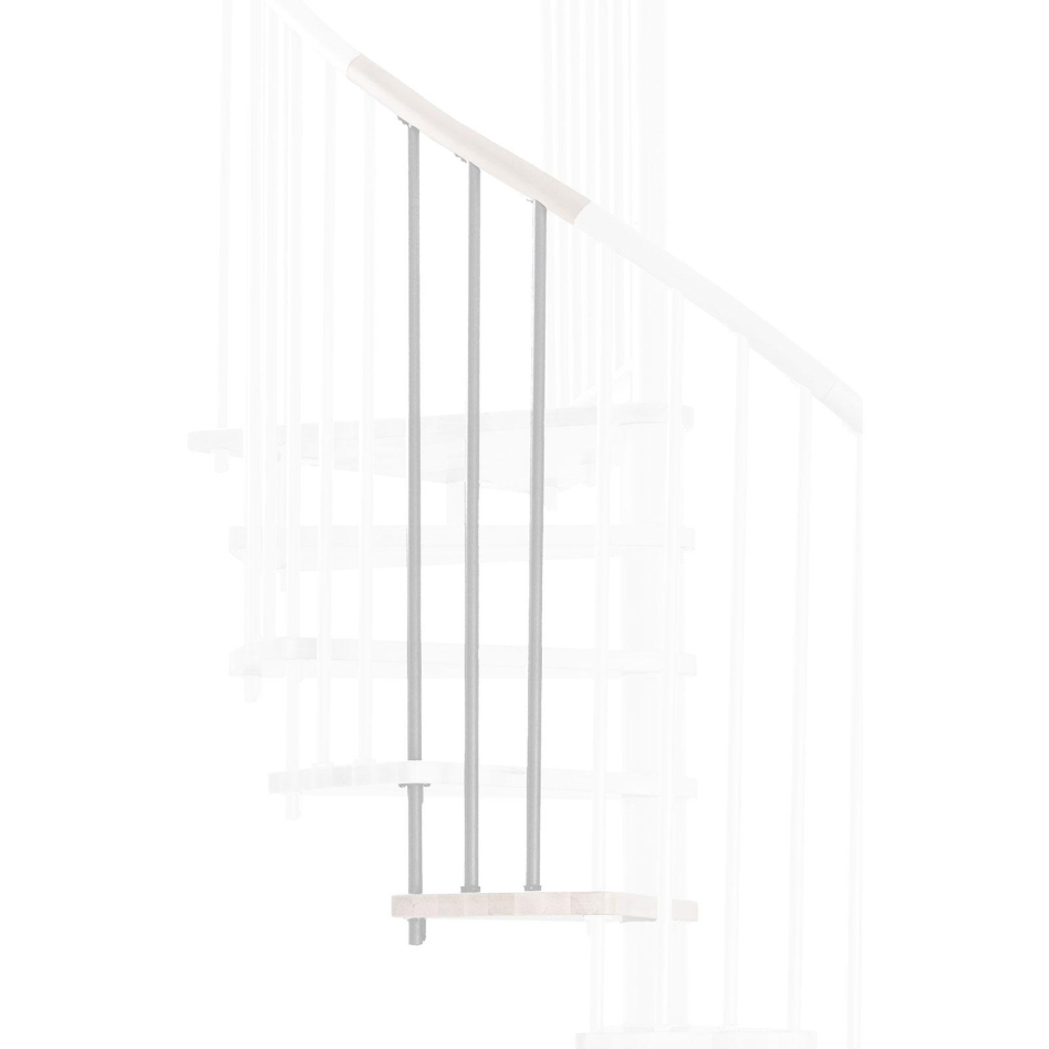 Extension pour Minka Spiral Wood, 356 cm, 160 cm,Blanc,Hêtre,weiß gebeizt & lackiert