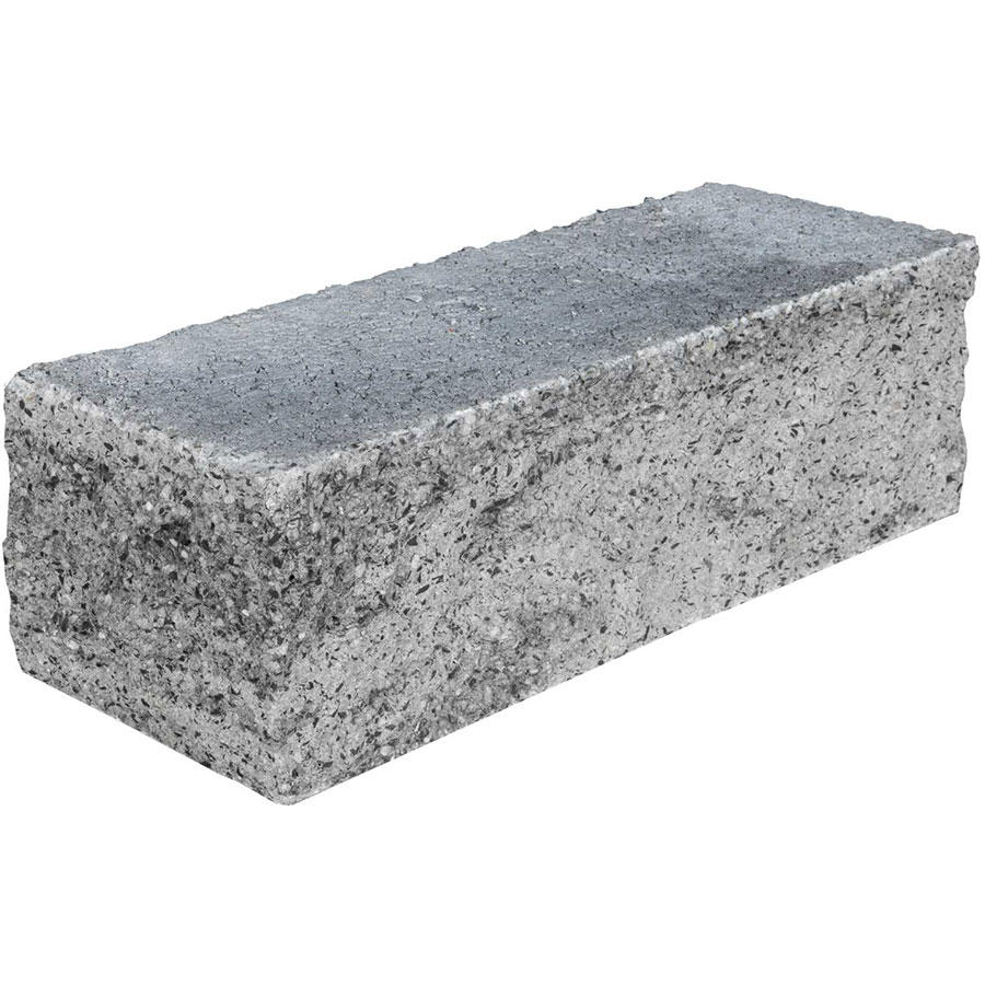 EHL Gartenmauer Mauersystem BossIntak light grau-anthrazit-nuanciert Mauersteine, Anfangs-/Endstein (50x18 cm)