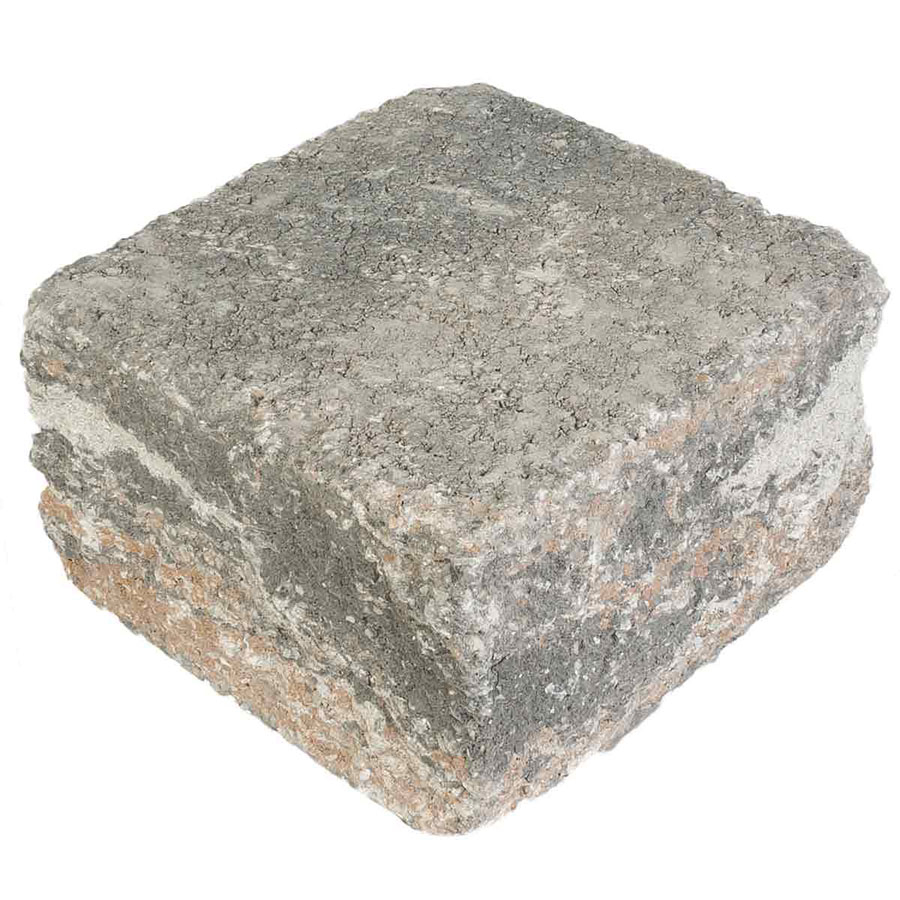 EHL Gartenmauer Mauersystem BossAntik muschelkalk Mauersteine, 1/2 Anfangs-/Endstein (25x25 cm)