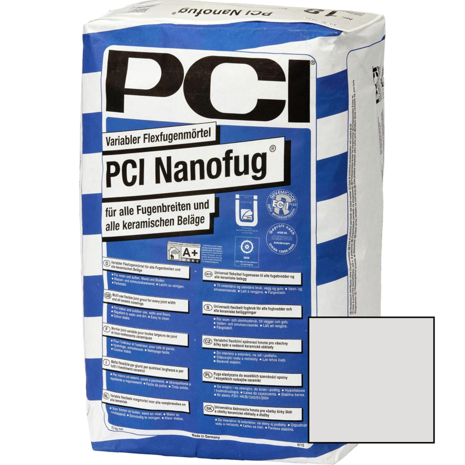 PCI Nanofug Mortier de jointoiement flexible variable, 4 kg, Manhatten (No. 18)