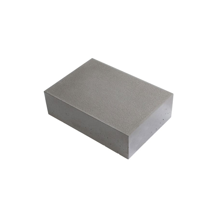 Lithonplus Blockstufe Titania platingrau-rau, 50 cm