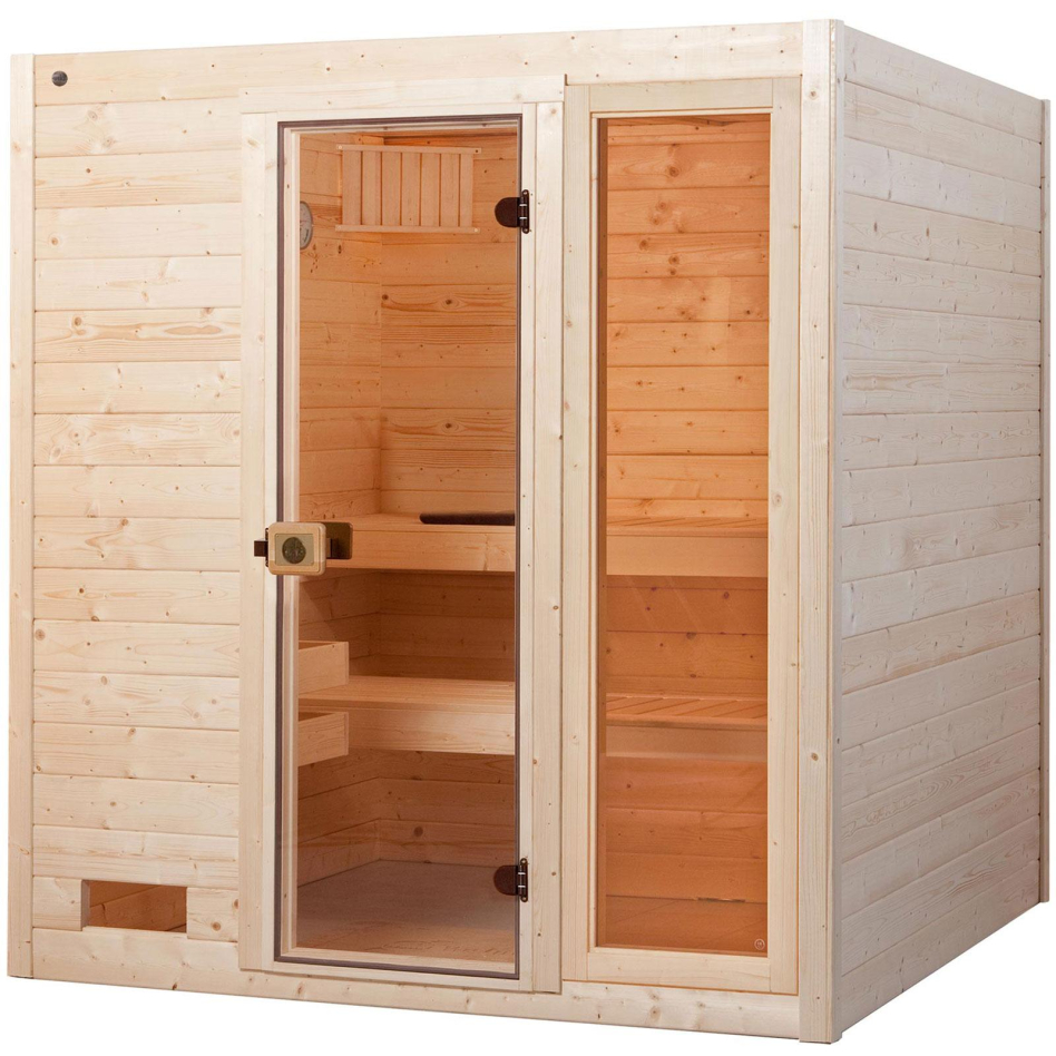 weka Sauna "Valida" Set, 9 kW-Ofen mit integrierter Steuerung