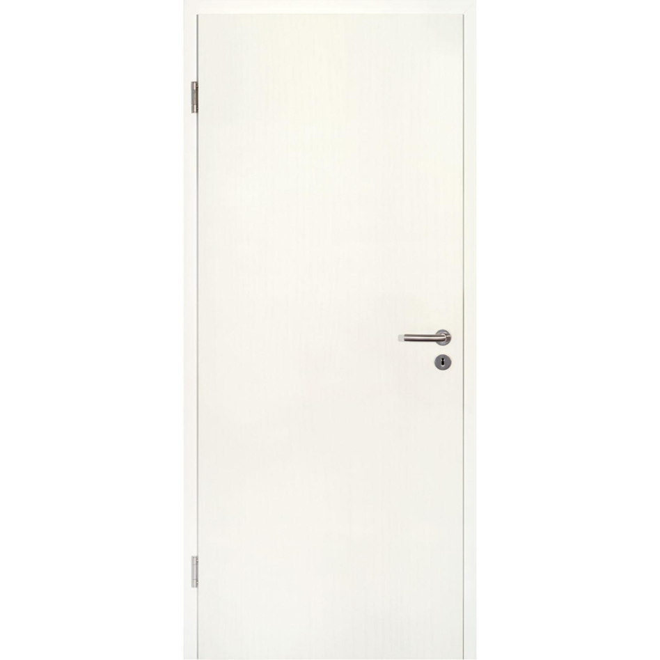Kilsgaard Zimmertür Esche weiß Lamikor Typ 43/00 Rundkante, DIN Links, 860x2110 mm