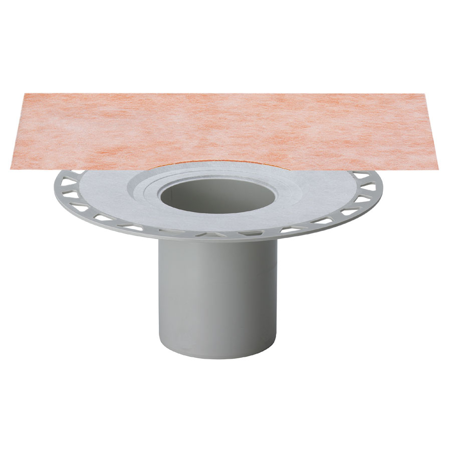 Schlüter-KERDI DRAIN Bodenablauf mit senkrechtem Stutzen, DN 100 Stutzen