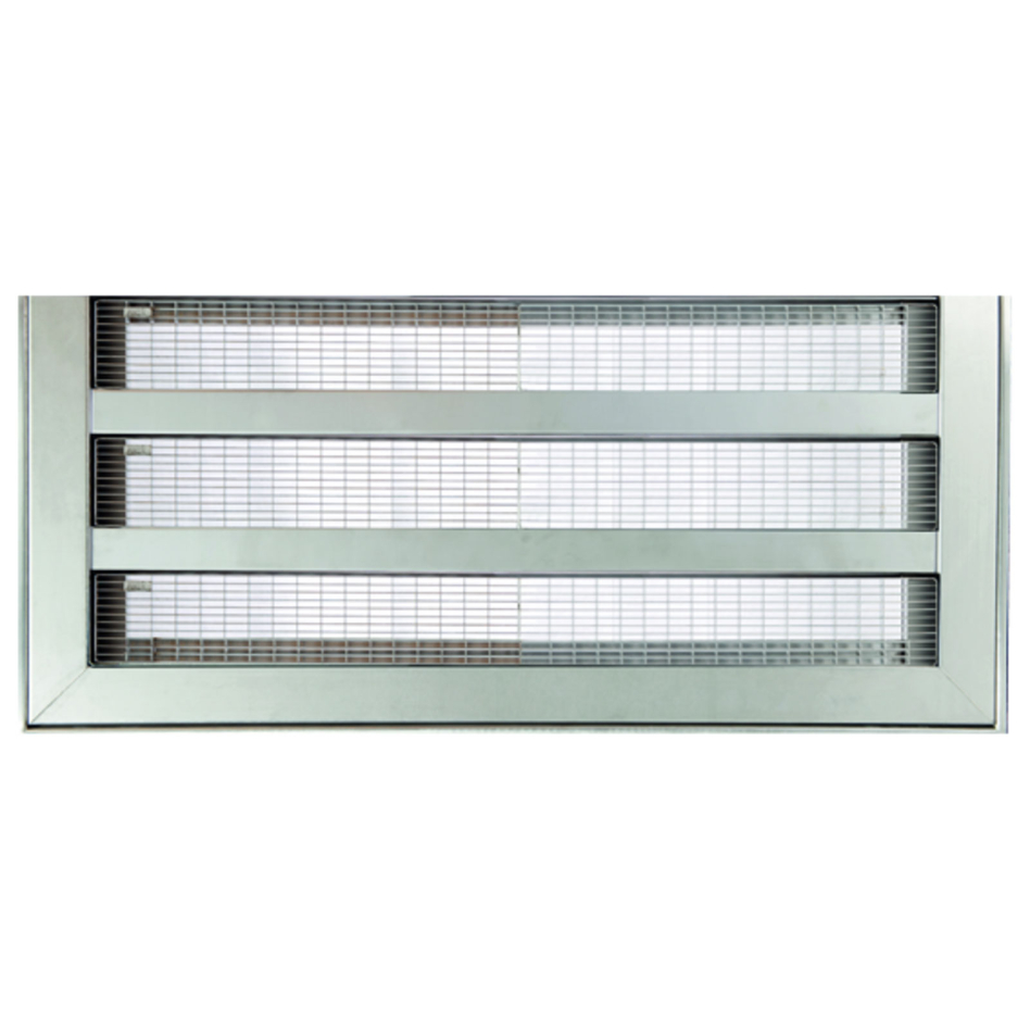 ACO Designabdeckung Vario mit Maschenrost, 1000x600 mm, Silber