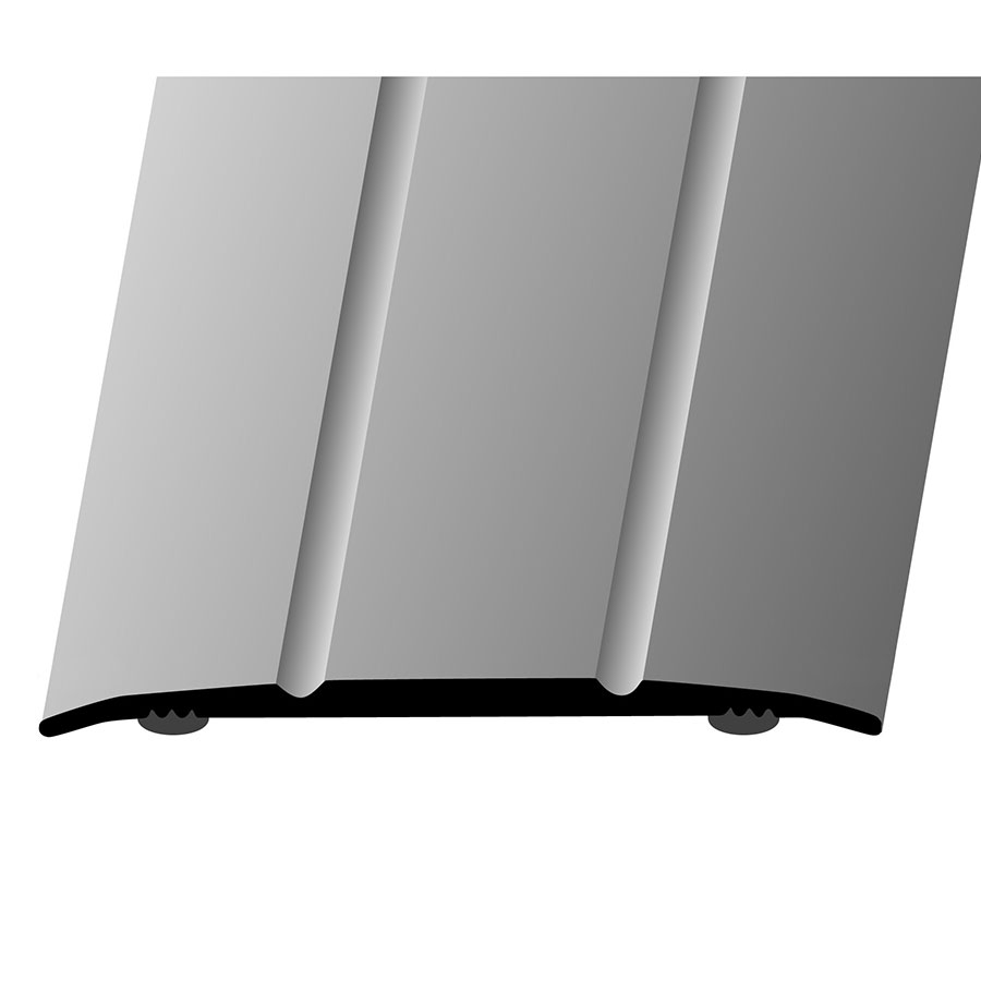 Barre de seuil de transition en alu anodisé couleur sable PARKETTFREUND, 100 cm, 2 mm,38 mm