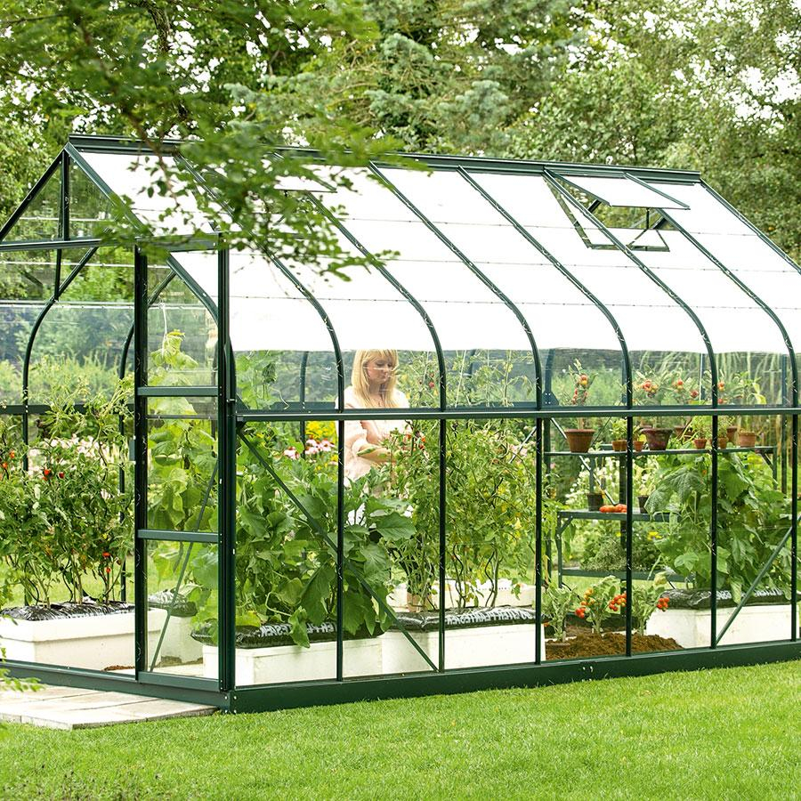 Vitavia Gewächshaus Dione Tomatenhaus Smaragd, 445x264x255 cm (LxBxH)