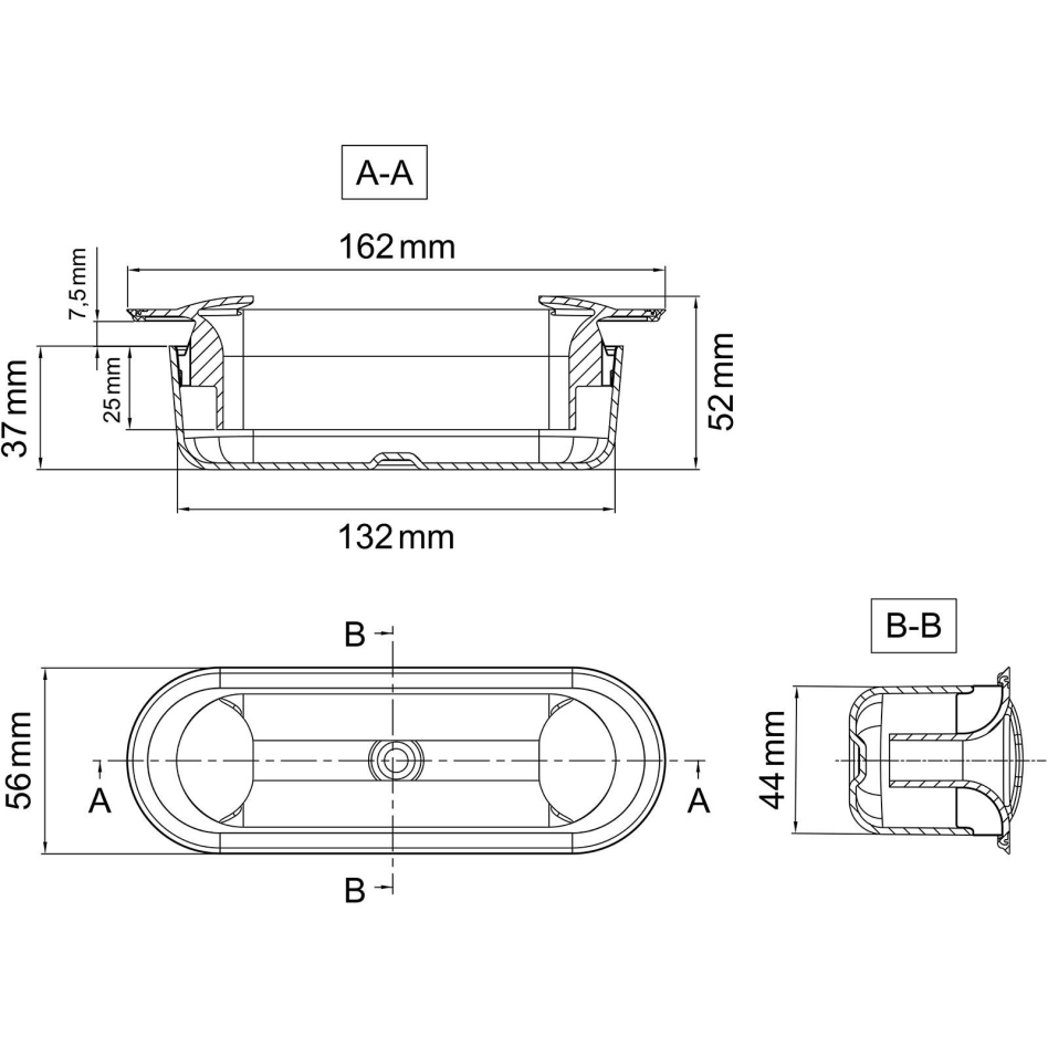 Siphon de douche ACO ShowerDrain C caniveau de drainage, 25 mm Sperrwasserhöhe