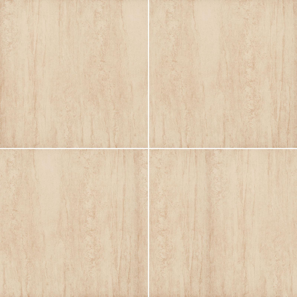 Wellker Fliesen Feinsteinzeug Guadalupe beige glasiert matt Rundkante Stärke 9 mm, 60x60 cm, 1 Pack