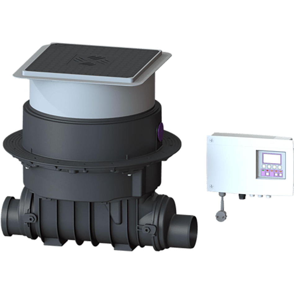 Clapet anti-retour KESSEL Pumpfix-F-confort, kit complèt, noir, DN 100