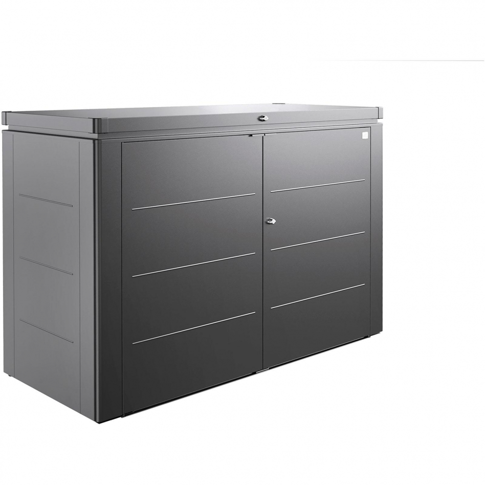 Biohort Gartenschrank HighBoard dunkelgrau-metallic, 200 (200x127x84 cm)