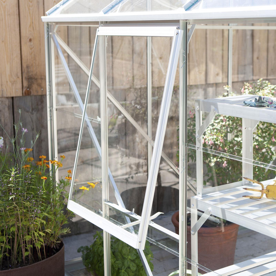 Vitavia Seitenfenster V, Mit ESG, Silber