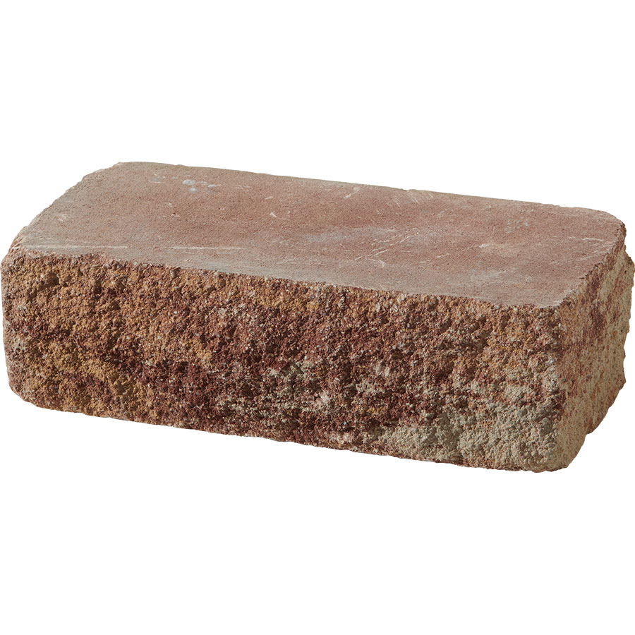 KANN Bruchsteinmauer Vermont Nebraska Kies Mauersteine, End-Element (50x25 cm)