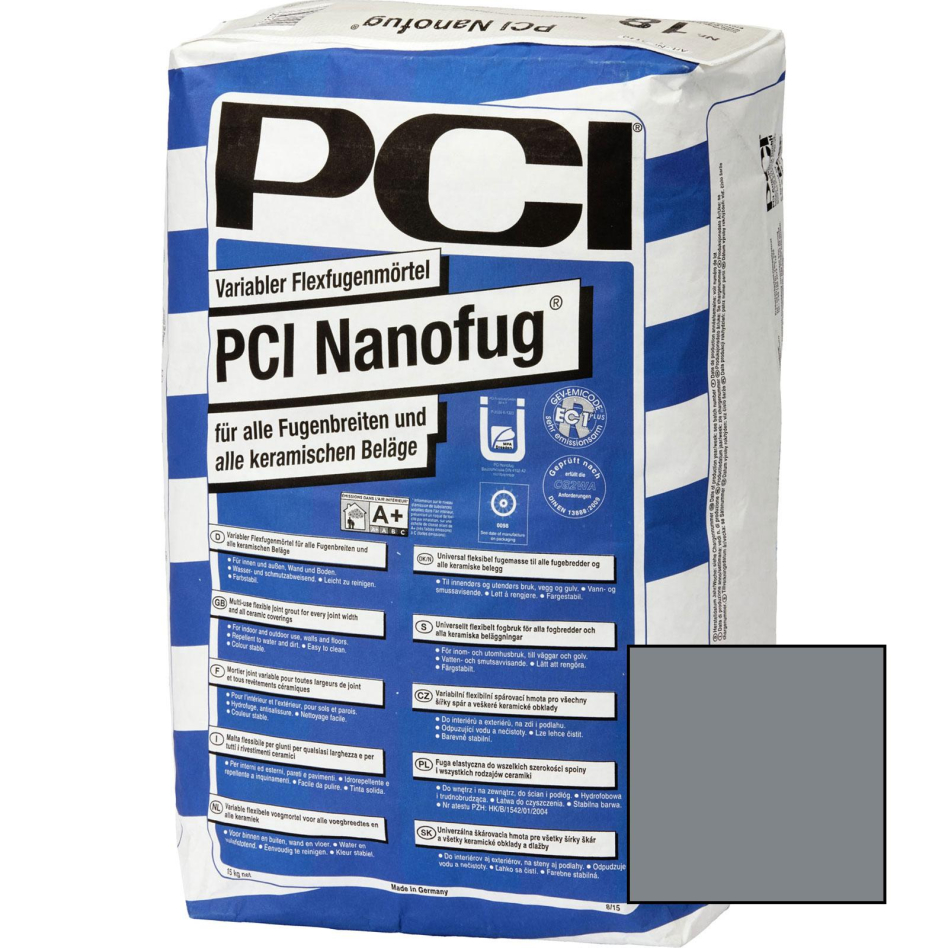 PCI Nanofug Mortier de jointoiement flexible variable, 4 kg, Basalte (No. 19)