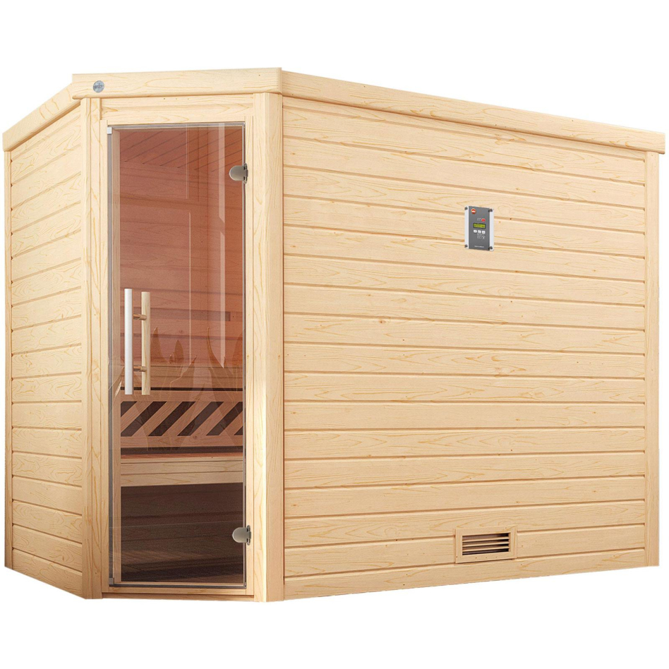 weka Sauna "Turku" Set, 7,5 kW-Ofen mit digitaler Steuerung