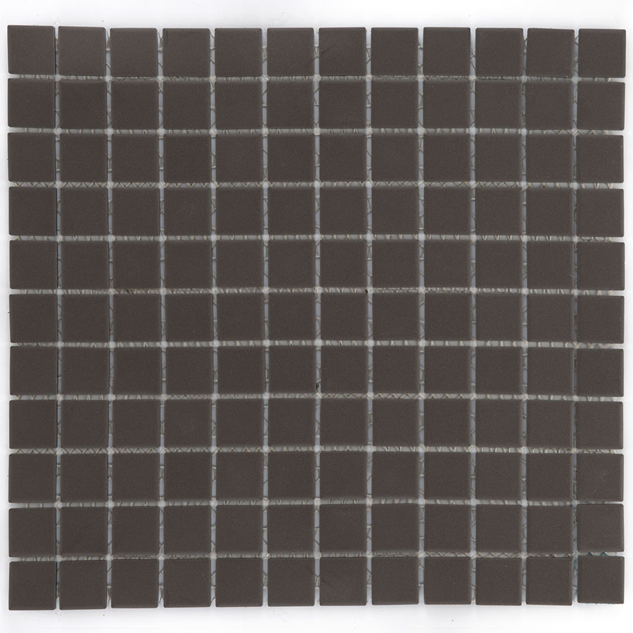 Wellker Keramikmosaik Feinsteinzeug Dark Grey matt Mosaikfliesen 5 mm, 30x32,7 cm