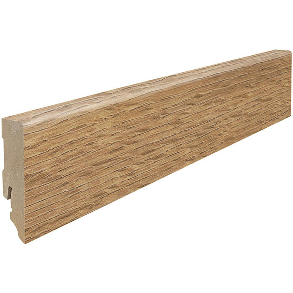 HARO Stecksockelleiste Cube Eiche Sicilia natur Fußleisten, 2200x16x58 mm