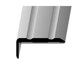 PARKETTFREUND Winkelprofil Alu eloxiert Silber selbstklebend Übergangsschiene Silbernes Aluminiumprofil mit komfortabler Klebemontage, verschiedene Varianten, bis 2m